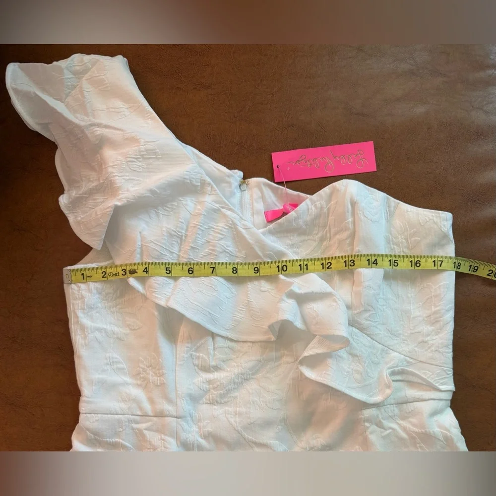 Lilly Pulitzer White Arlana Romper Sizes 14 MSRP $228 NWT - Picture 5 of 7